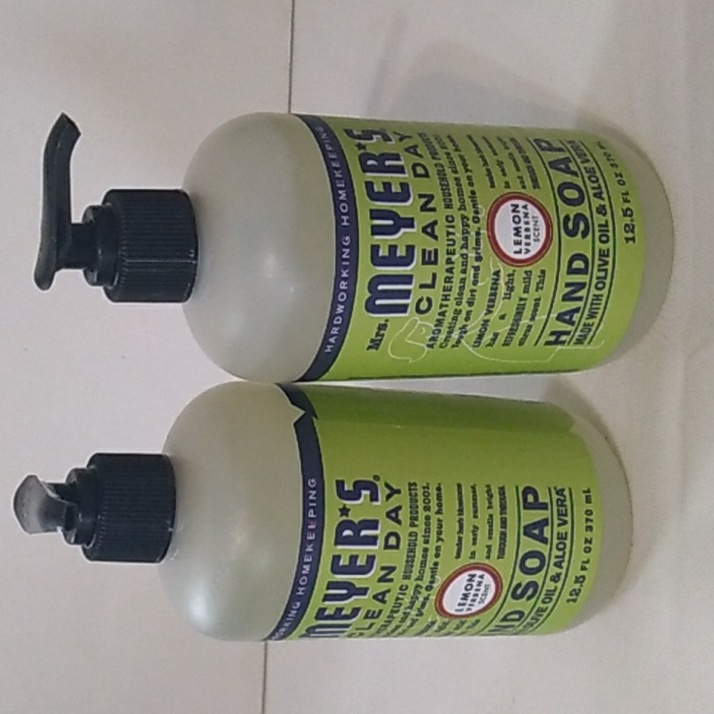Mrs. Meyers Liquid Hand Soap- Lemon Verbena Set Of 2